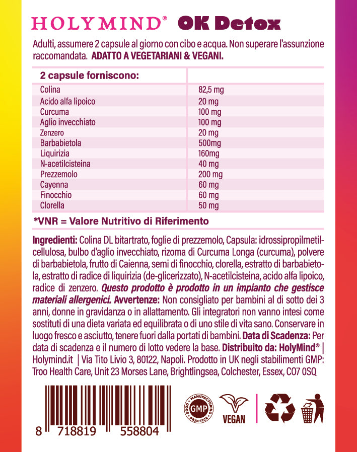 RECOVERY / Ok Detox / 180 Compresse